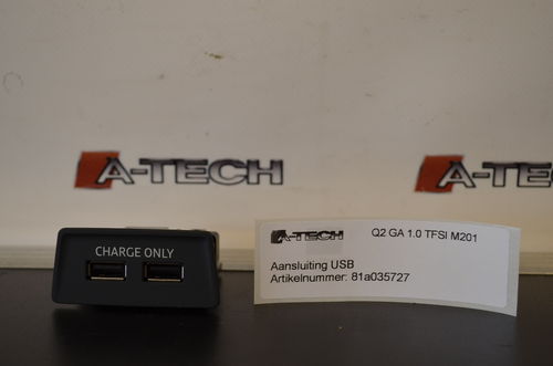 USB aansluiting Audi Q2 GA  ('16->) 81a035727 m201