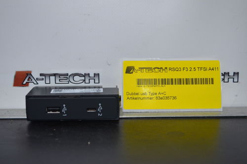 USB aansluiting Type A + C Audi Q3 F3 (18-> 83a035736 A411
